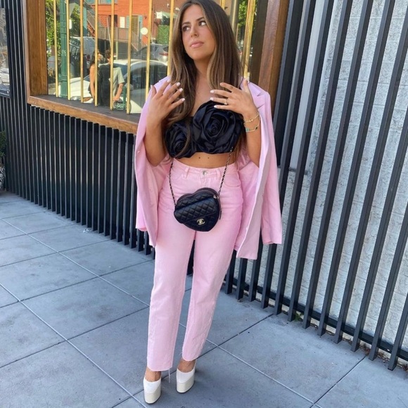 🖤 ZARA BNWT FLORAL APPLIQUÉ TOP • SIZE SMALL 🖤 - Picture 5 of 16